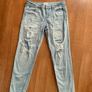 Light Wash Distressed Jeans